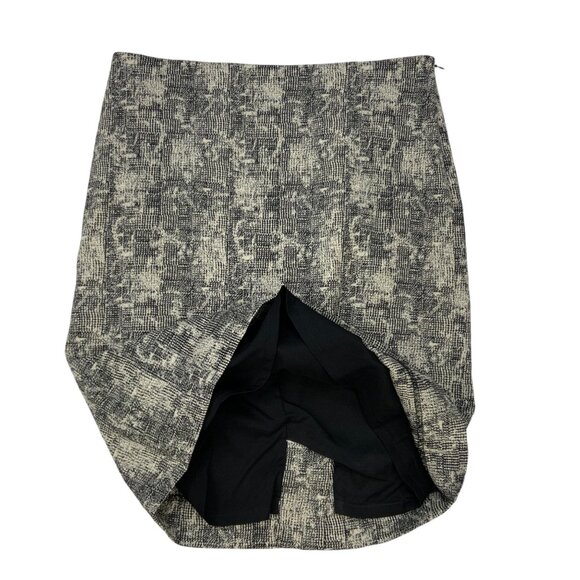 MM. LaFleur The Noho Skirt 4 Krackle Black Mini Tailored Pencil Quiet Luxury - Picture 6 of 11